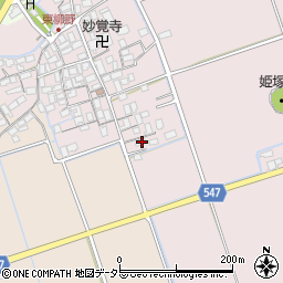 滋賀県長浜市高月町東柳野645周辺の地図