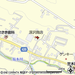 深沢商店周辺の地図