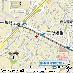神奈川県横浜市瀬谷区二ツ橋町362-8周辺の地図