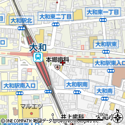 餃子の王将 大和駅前店周辺の地図