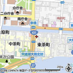 島根県松江市東茶町45周辺の地図