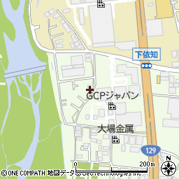 神奈川県厚木市金田21-4周辺の地図