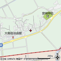 鳥取県東伯郡北栄町大島196-9周辺の地図