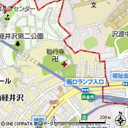 勧行寺周辺の地図