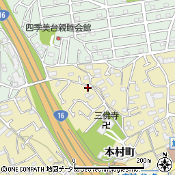 神奈川県横浜市旭区本村町72-15周辺の地図