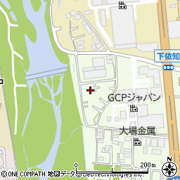 神奈川県厚木市金田8周辺の地図