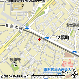 神奈川県横浜市瀬谷区二ツ橋町362-12周辺の地図