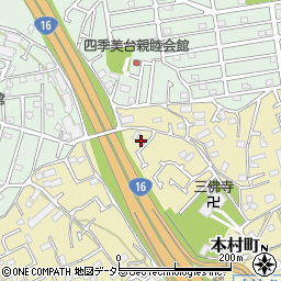 神奈川県横浜市旭区本村町72-39周辺の地図