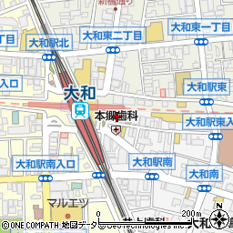 三菱ＵＦＪ銀行大和支店周辺の地図