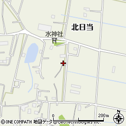 千葉県長生郡白子町北日当324周辺の地図