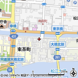 島根県松江市末次本町4-4周辺の地図