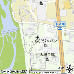 神奈川県厚木市金田21-2周辺の地図