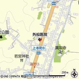 外松医院周辺の地図