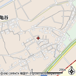 鳥取県東伯郡北栄町亀谷414周辺の地図