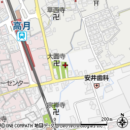 神高槻神社周辺の地図