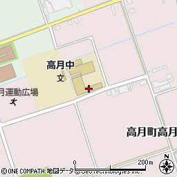 長浜市立高月中学校周辺の地図