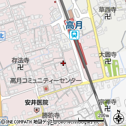 滋賀県長浜市高月町高月345-5周辺の地図
