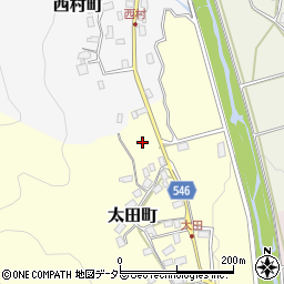 有限会社赤田工務店　工場周辺の地図