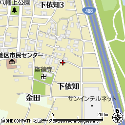 神奈川県厚木市下依知565周辺の地図