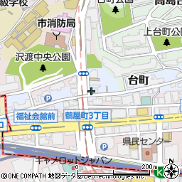 オープンレジデンシア横浜台町周辺の地図