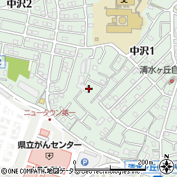 神奈川県横浜市旭区中沢1丁目27周辺の地図