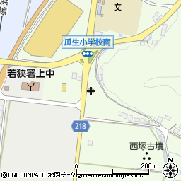 安賀里郵便局周辺の地図
