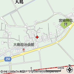 鳥取県東伯郡北栄町大島709周辺の地図