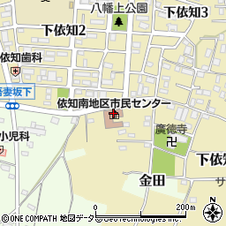 厚木市立依知南公民館周辺の地図