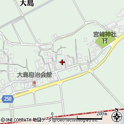 鳥取県東伯郡北栄町大島710周辺の地図