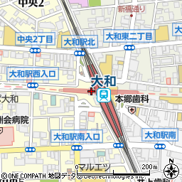 横浜銀行相鉄大和駅 ＡＴＭ周辺の地図