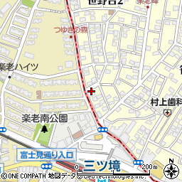 リパーク横浜笹野台２丁目駐車場周辺の地図