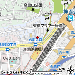 まいばすけっと横浜駅北店周辺の地図
