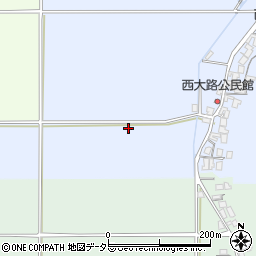 鳥取県鳥取市西大路周辺の地図