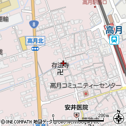滋賀県長浜市高月町高月431周辺の地図