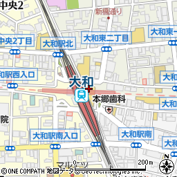 大和駅ビルＰＲＯＳＳ周辺の地図