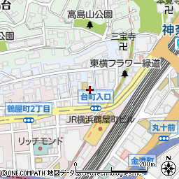 株式会社全交警備横浜支社周辺の地図