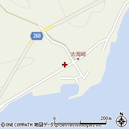 島根県松江市大海崎町157周辺の地図