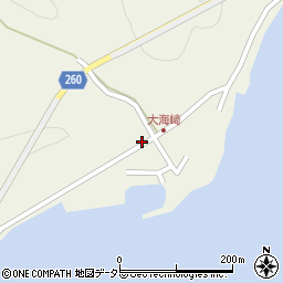 島根県松江市大海崎町153周辺の地図