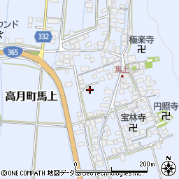 滋賀県長浜市高月町馬上1419周辺の地図
