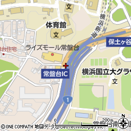 横浜新道周辺の地図