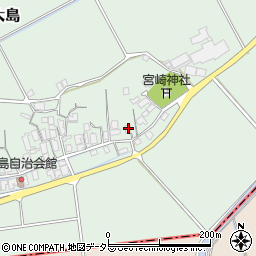 鳥取県東伯郡北栄町大島696周辺の地図