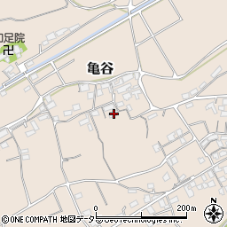 鳥取県東伯郡北栄町亀谷596周辺の地図