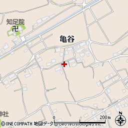 鳥取県東伯郡北栄町亀谷608周辺の地図