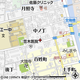 島根県松江市外中原町中ノ丁57-18周辺の地図