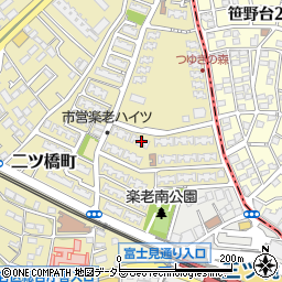 神奈川県横浜市瀬谷区二ツ橋町215周辺の地図