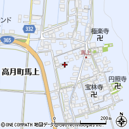 滋賀県長浜市高月町馬上1402周辺の地図