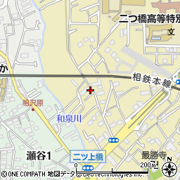 神奈川県横浜市瀬谷区二ツ橋町401-7周辺の地図
