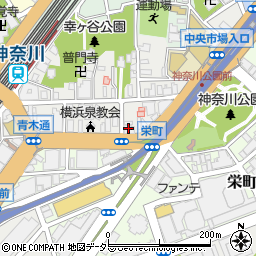 レオパレスフラット横浜青木町周辺の地図
