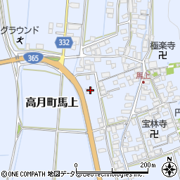滋賀県長浜市高月町馬上2344周辺の地図