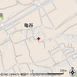 鳥取県東伯郡北栄町亀谷581周辺の地図